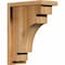 Ekena Millwork Mediterranean Rough Sawn Corbel w/Backplate, Western Red Cedar, 6"W x 12"D x 16"H COR06X12X16MED01RWR - alternate 1
